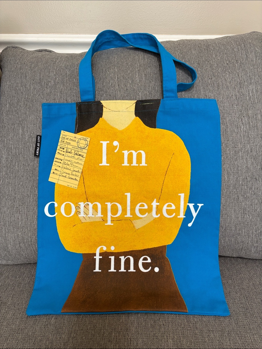 Out Of Print Eleanor Oliphant I’m Completely Fine Tote Bag